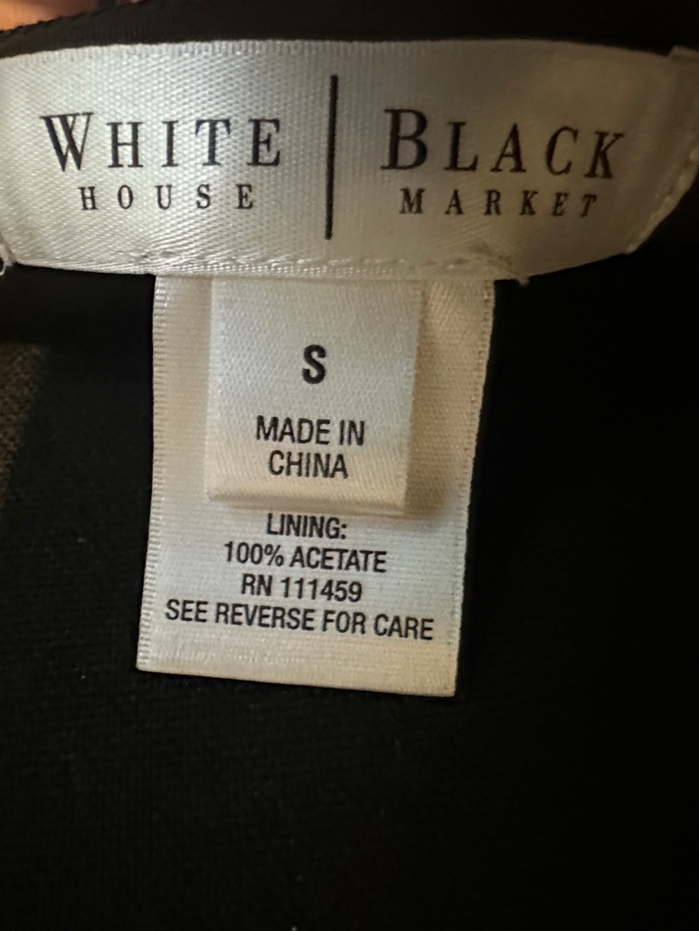 White House Black Market Black Beaded Twist-Front Camisole Top - Picture 2 of 9